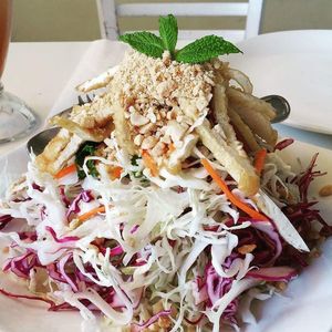 Heavenly salad at Loving Hut - Sunset District in San Francisco