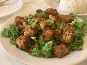 Spicy macho  at Loving Hut - Sunset District in San Francisco