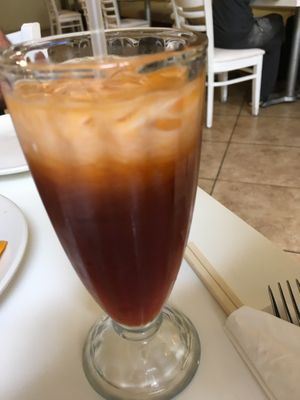 Thai Iced Tea at Loving Hut - Sunset District in San Francisco