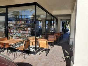 Outside seating at Prana Mercado Organico - Blvd Aqua Caliente in Tijuana