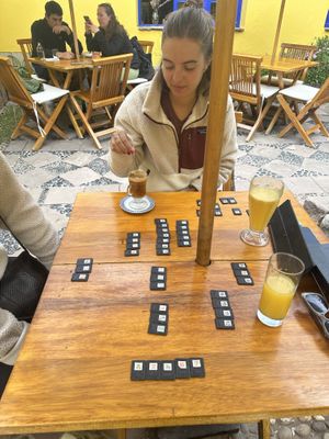 Board games   at La Casa del Corregidor in Puno