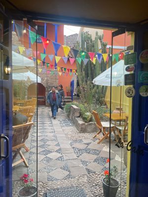 I wanted to try some healthy vegetarian Peruvian special and was well pleased with this small restaurant. It also has a nice coffee shop.  at La Casa del Corregidor in Puno