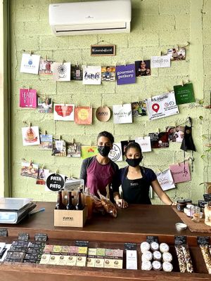 The place is run by 2 vegan sisters  #Veganuary at #LOCAL Mercado Gourmet in Merida