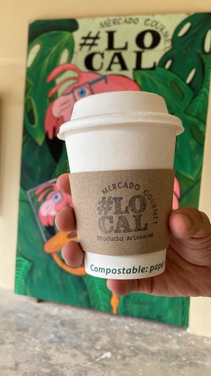 Organic coffee  at #LOCAL Mercado Gourmet in Merida
