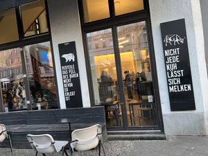 outside  at St. Oberholz in Berlin