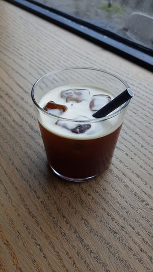 Iced Americano #Veganuary at St. Oberholz in Berlin