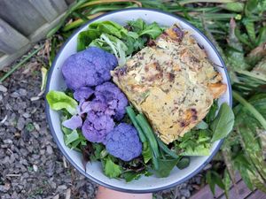 Frittata #Veganuary at A Wholesome Serving in Croydon