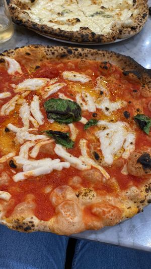 Vegan Margheritta  at Antica Pizzeria Da Michele in Barcelona