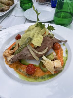 Stuffed sweet potato  at Melitón Jardin in Altea