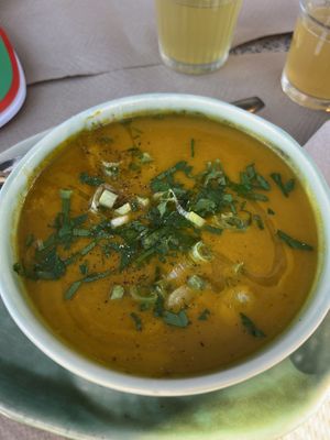 Soup.  at Les Escales in Sant Cugat Del Valles