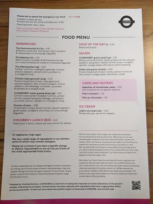 Two nice vegan sandwich options  #Veganuary at London Transport Museum in London