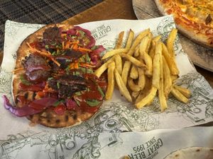 I think this was the lamb gyro  at Head of Steam in Birmingham