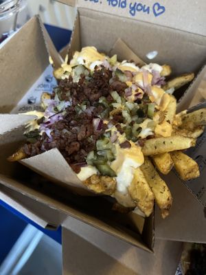 Loaded fries  at Eden Jaxx - Nørrebro in Copenhagen