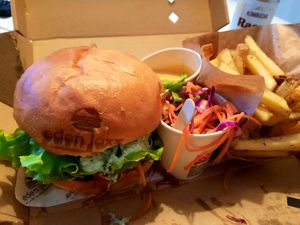 Fried "chicken" meal at Eden Jaxx - Nørrebro in Copenhagen