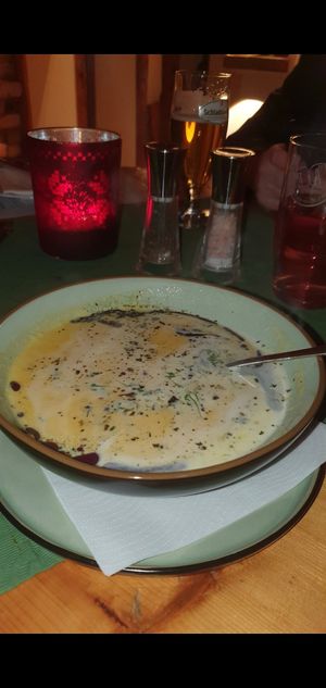Kürbis-Creme-Suppe at KulmiNarium in Haus
