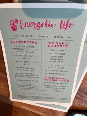 Drinks   at Energetic Life  in Stuttgart