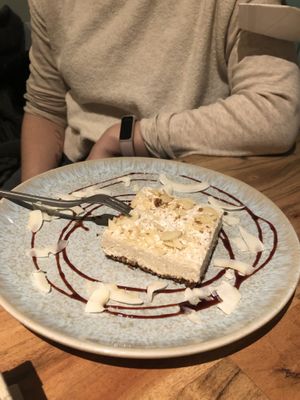 raw coconut slice   at Energetic Life  in Stuttgart