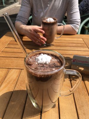 Chocolate with ice 🧊   at Energetic Life  in Stuttgart