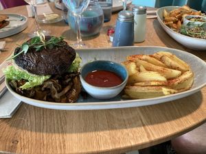 Mushroom Burger  at Energetic Life  in Stuttgart