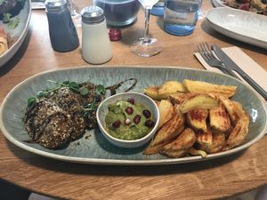 Hemp Veggie Burger  at Energetic Life  in Stuttgart