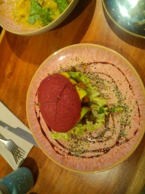 Tempeh Burger at Energetic Life  in Stuttgart