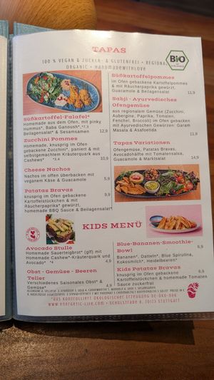 Menu 2024 at Energetic Life  in Stuttgart