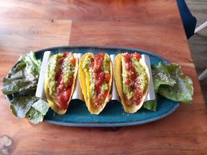 Jackfruit/avocado tacos at Energetic Life  in Stuttgart