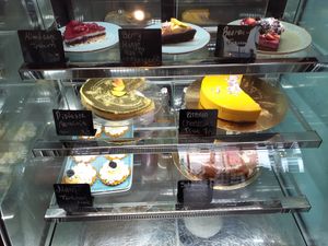 Cake display at Energetic Life  in Stuttgart