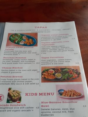 Menu at Energetic Life  in Stuttgart