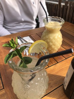 Aloe Vera lemonade and mango lassi   at Energetic Life  in Stuttgart