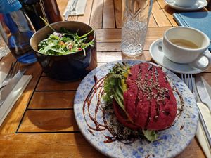 Tempeh Sandwich at Energetic Life  in Stuttgart