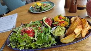 Tapas variation and mango avocado sandwich at Energetic Life  in Stuttgart