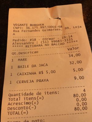 Março/22  at Vegan Ti Burguer  in Rio De Janeiro