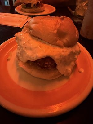Tofu fish burger  at Vegan Ti Burguer  in Rio De Janeiro