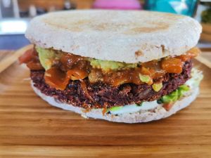 beetroot burger at The Khula Box - Maybe closed in Eastern Cape