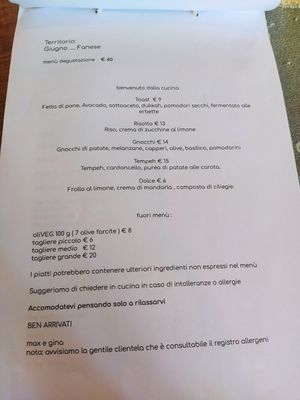  at MOM Cucina Vegetale Creativa in Fano Adriano