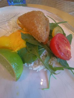 Tofu at MOM Cucina Vegetale Creativa in Fano Adriano