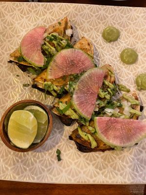 Barbacoa style mushroom tacos at Mezcal & Sal in Puerto Vallarta