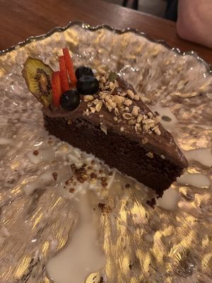 Chocolate cake   at Mezcal & Sal in Puerto Vallarta