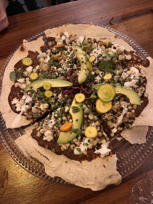 Tlayuda  at Mezcal & Sal in Puerto Vallarta