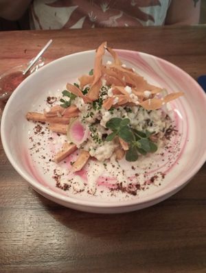 Vegan poutine at Mezcal & Sal in Puerto Vallarta