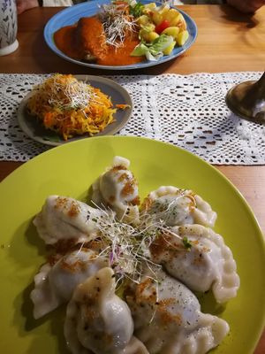 Pierogi at Pod Przykrywką in Wroclaw