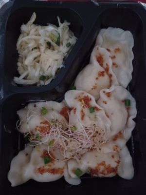 "Vegan russian" pierogi - i expected more, decent but not great at Pod Przykrywką in Wroclaw