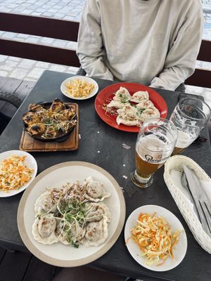 Leckere vegane Pierogi ♥️  at Pod Przykrywką in Wroclaw