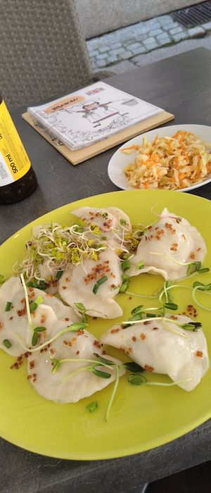 Pierogi gant brokoli at Pod Przykrywką in Wroclaw