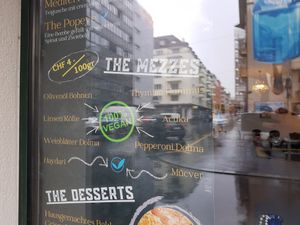 Vegan ad at Camelian in Luzern