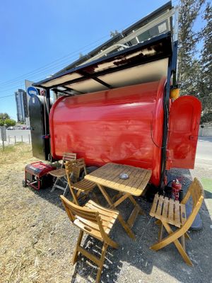 Seating  at FED BY NATURE in Limassol