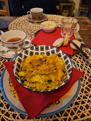 Cous cous with veg at KEFAKOFFEE in Bergamo