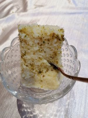 Dolce di cocco e latte (vegetariano) at Royal Taj in Treviglio