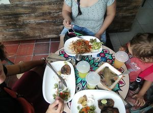 Main dishes at Zona Veggie in Neiva